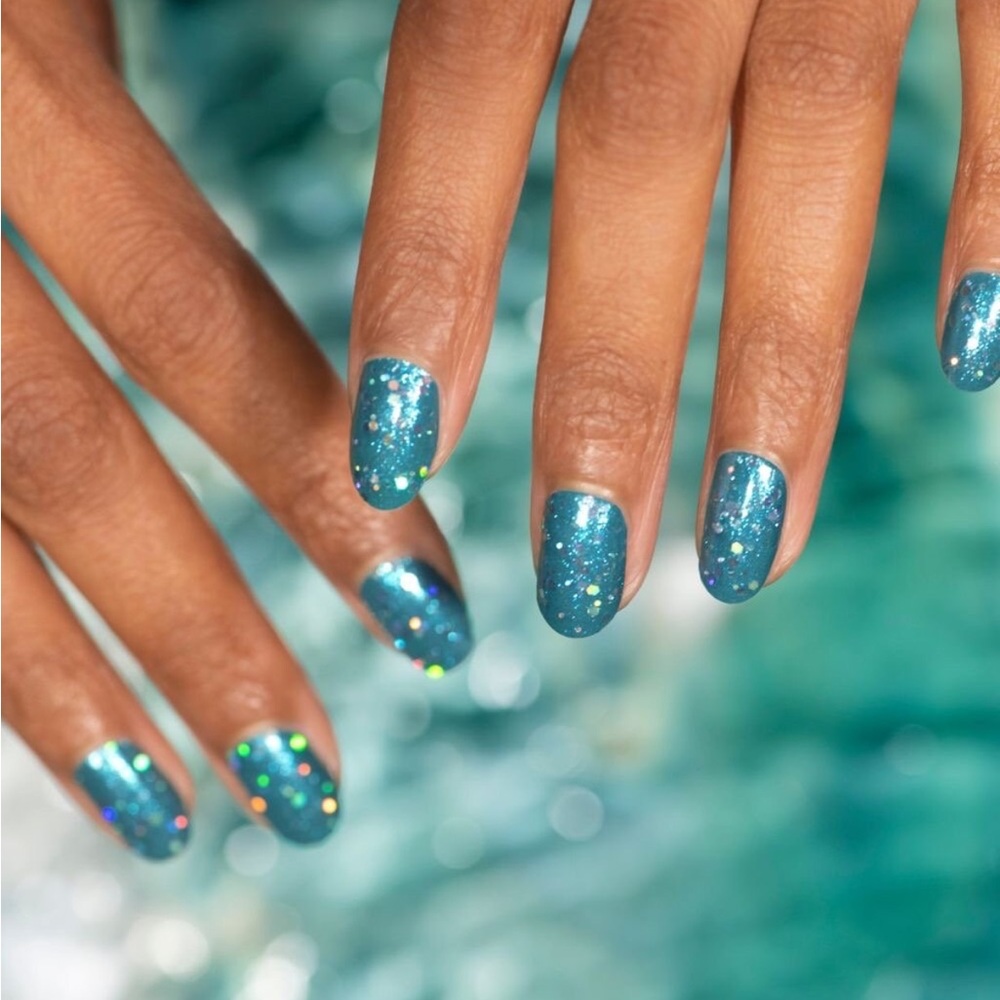 *Retired* Color Street: Caribbean Dream | Ocean Blue Glitter Summer Beach Water